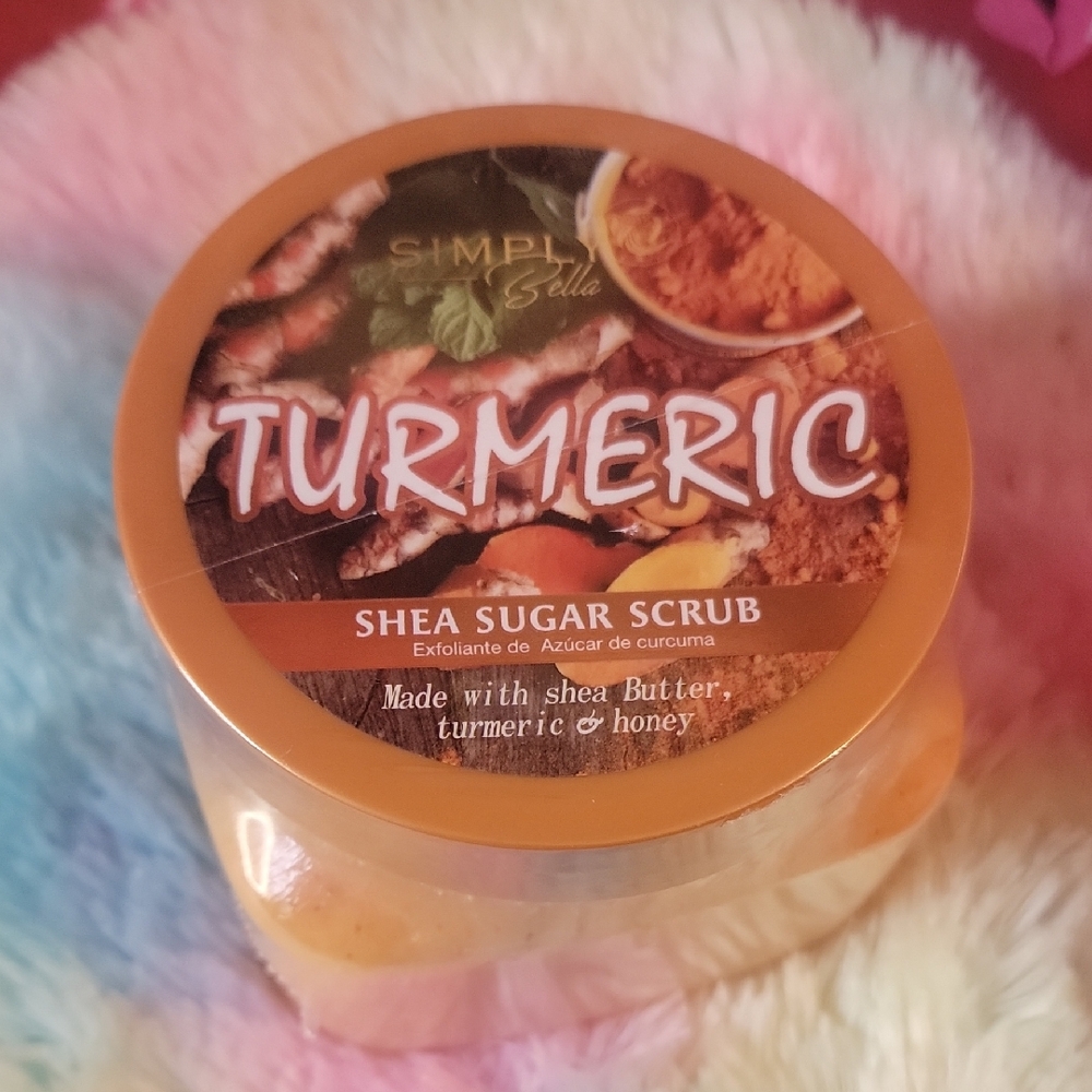 Simply Belle Turmeric Shea Sugar Scrub - Warm Amber